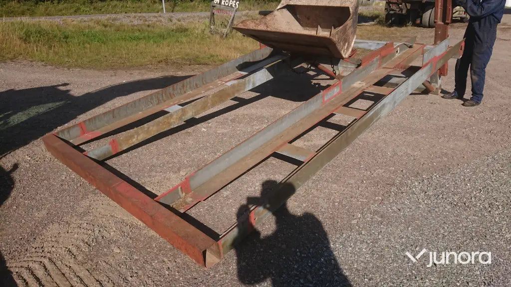 Lastramp för grävmaskin