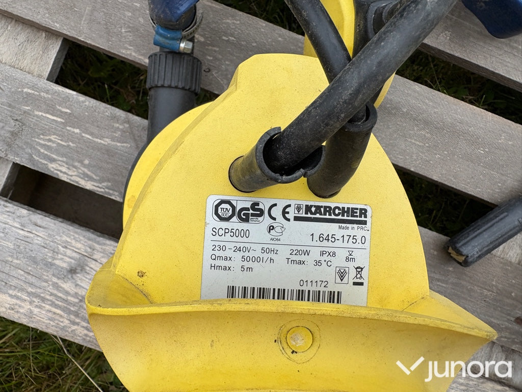 Högtryckstvätt + dränkpump
