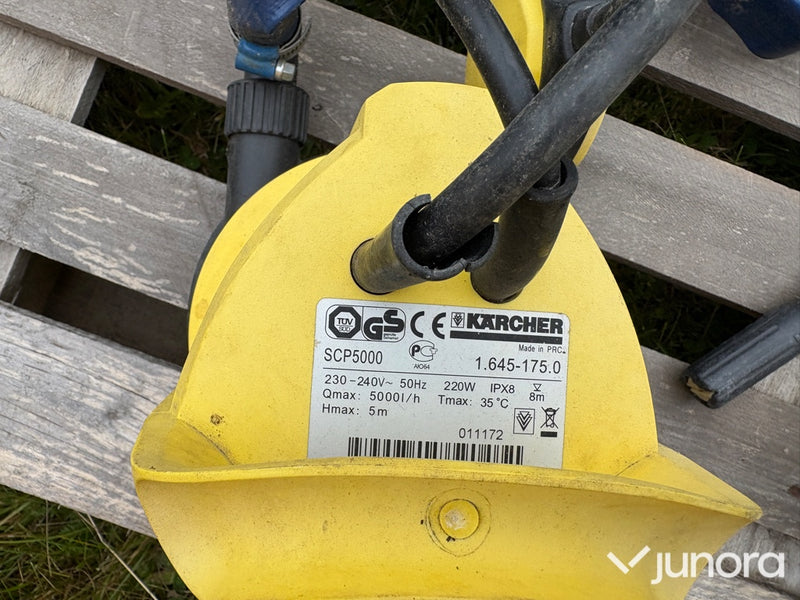 Högtryckstvätt + dränkpump