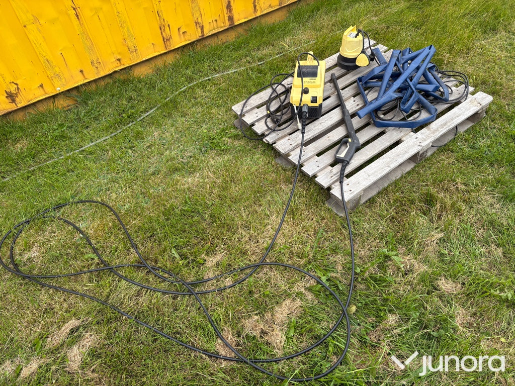Högtryckstvätt + dränkpump