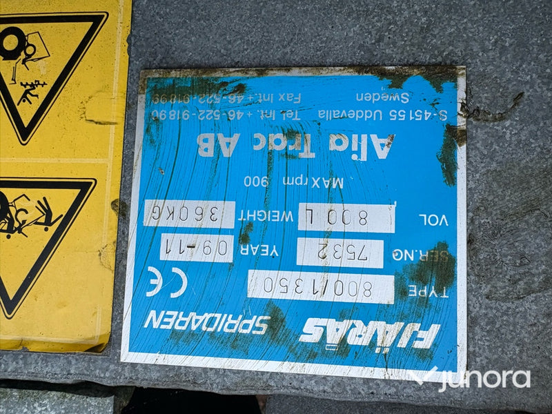 Sandspridare - Fjärås, 800L