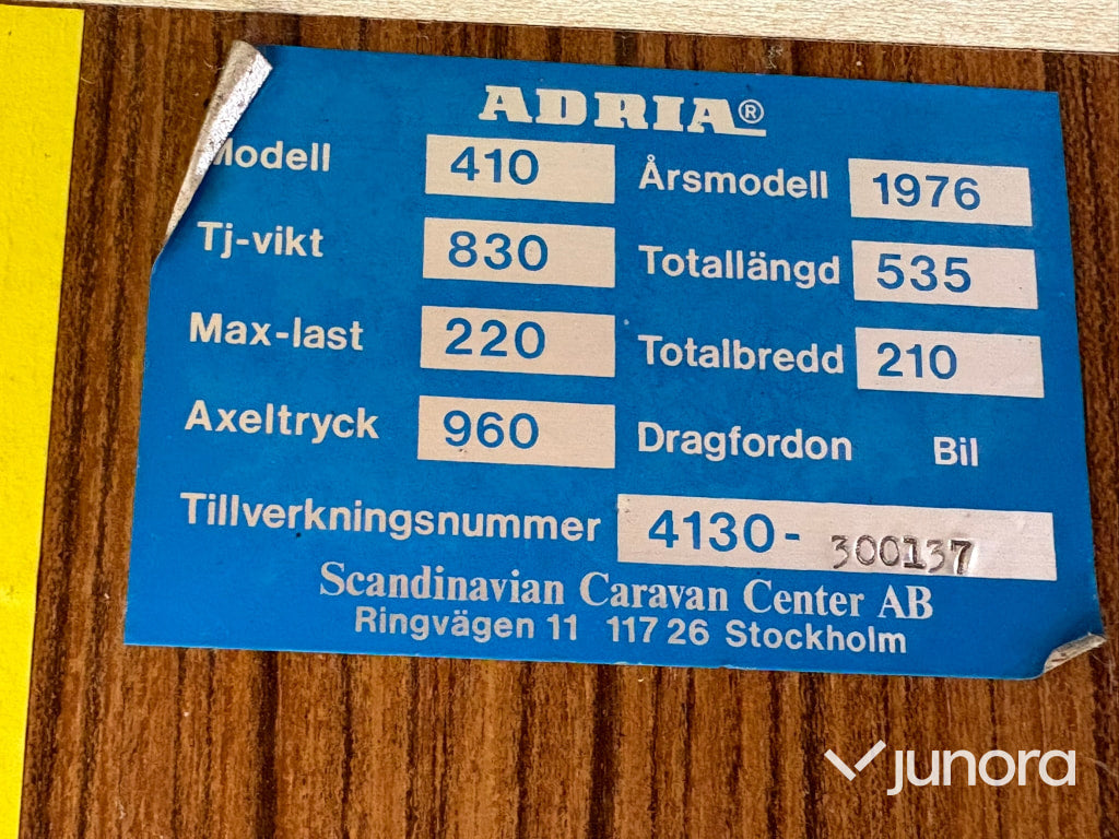 Husvagn Adria IMV 410