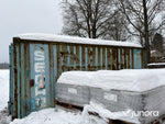 Container – 20 fot med lutande tak