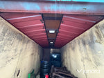 Container – 20 fot med lutande tak