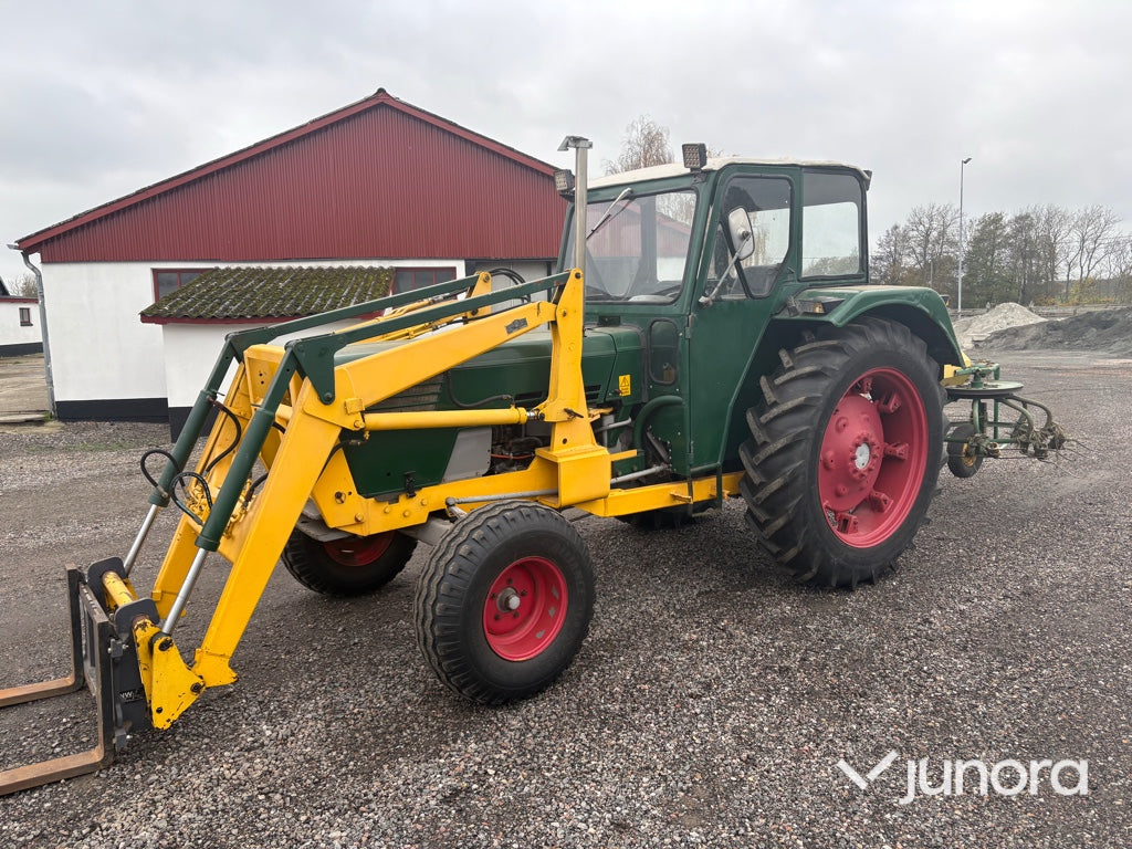 Traktor Deutz D 6006 VARIANT med Frontlastare & Klippan-hytt