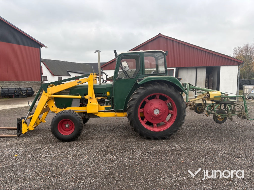 Traktor Deutz D 6006 VARIANT med Frontlastare & Klippan-hytt