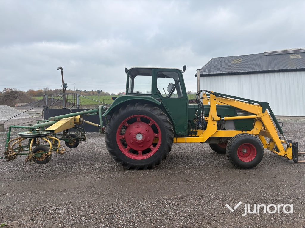 Traktor Deutz D 6006 VARIANT med Frontlastare & Klippan-hytt