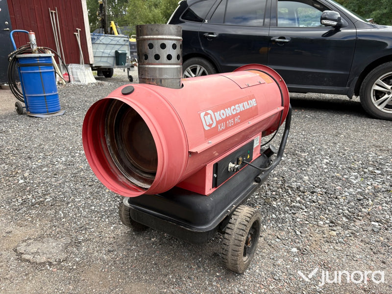 Varmluftsfläkt / värmeaggregat Kongskilde KAI 125 HC