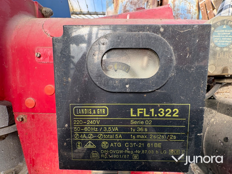 Industripanna - Danstoker, Weishaupt gasbrännare