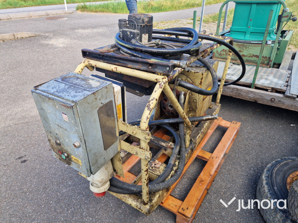 Hydraulpump på Stativ