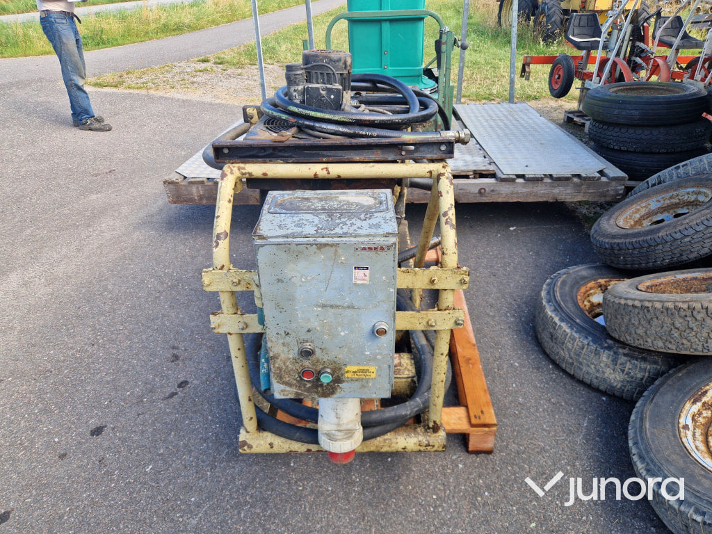 Hydraulpump på Stativ