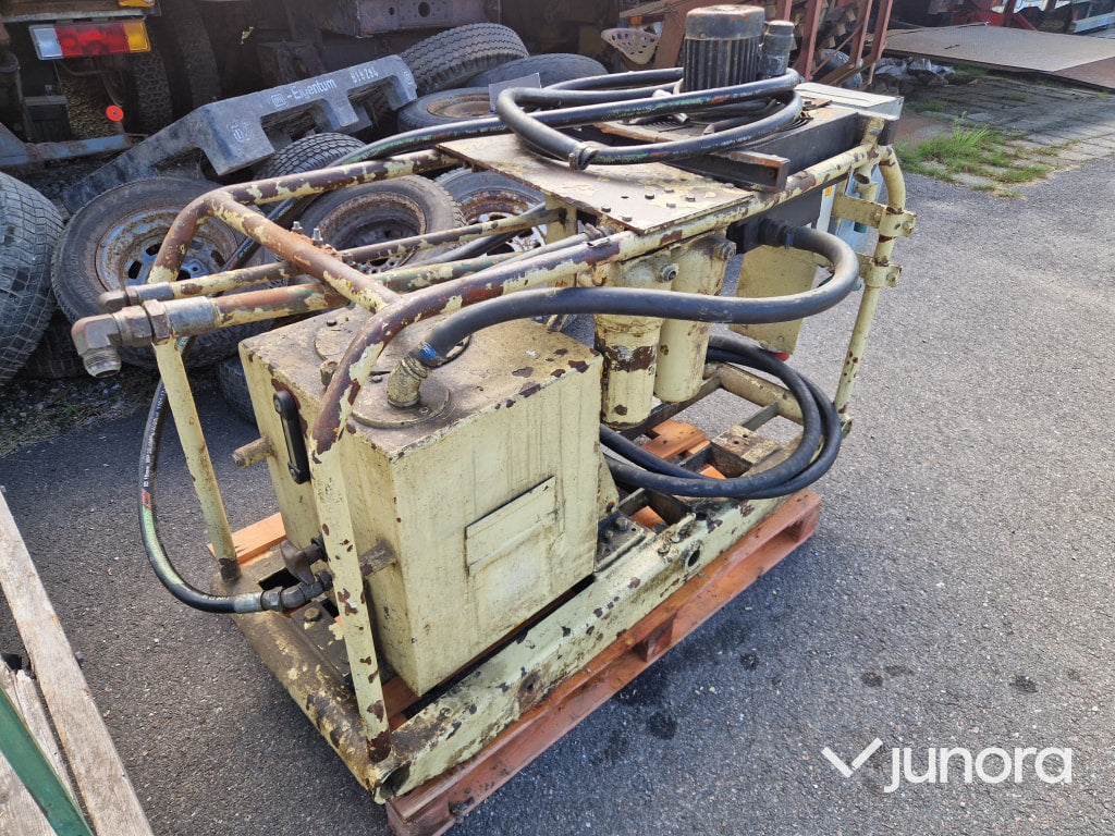 Hydraulpump på Stativ