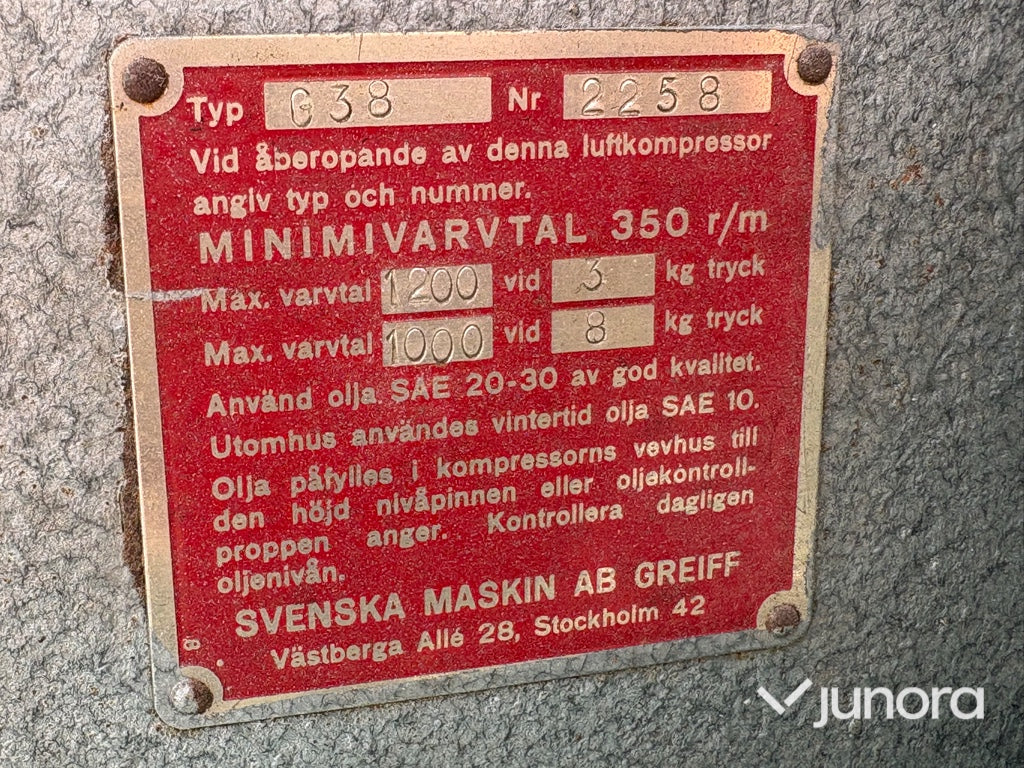 Luftkompressor – Greiff C38