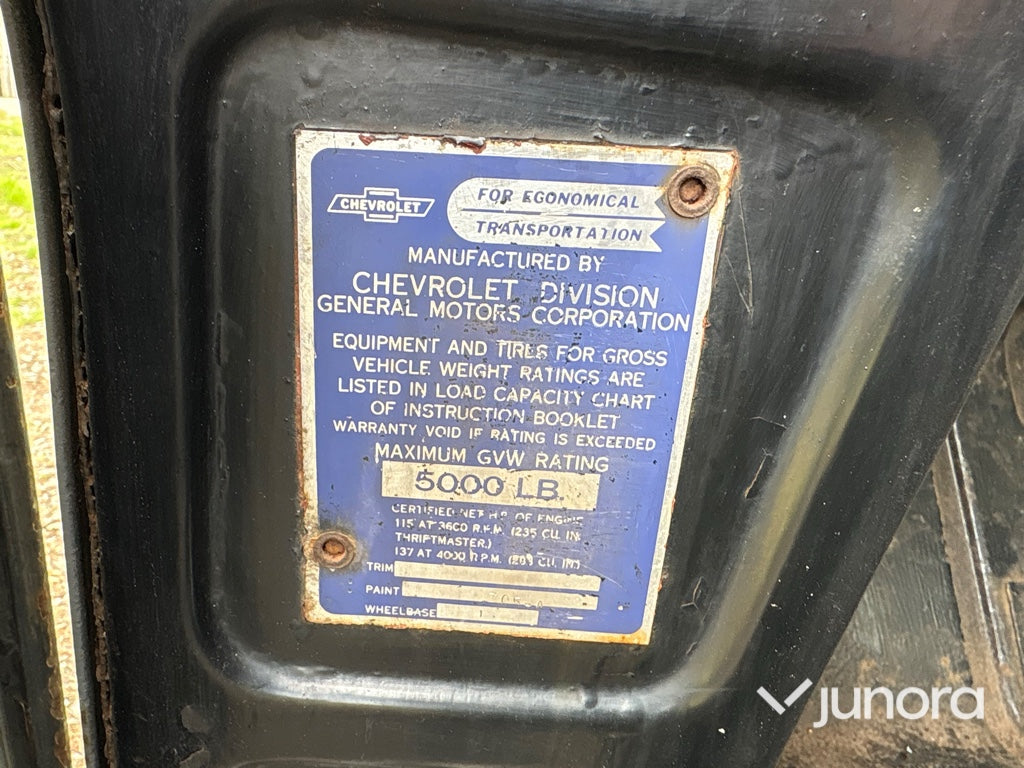 Veteranbil - Chevrolet, Stepside V8 ½T