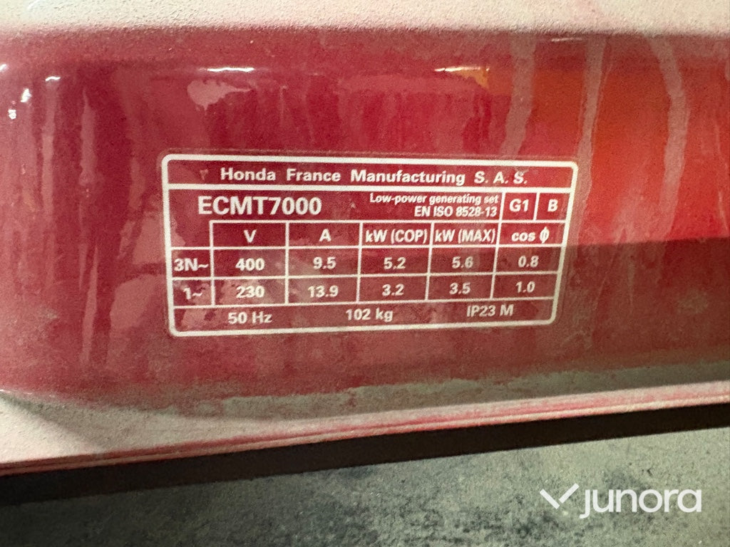 Elverk - Honda ECMT 7000