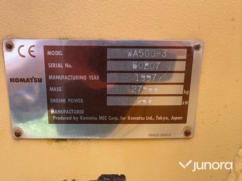 Hjullastare - Komatsu, WA-500