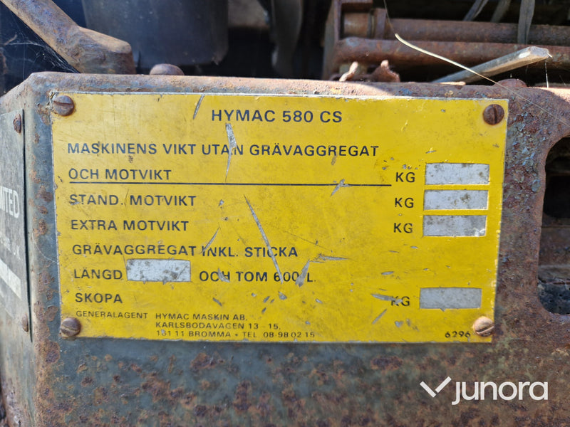 Bandgrävare Hymac 580 CS