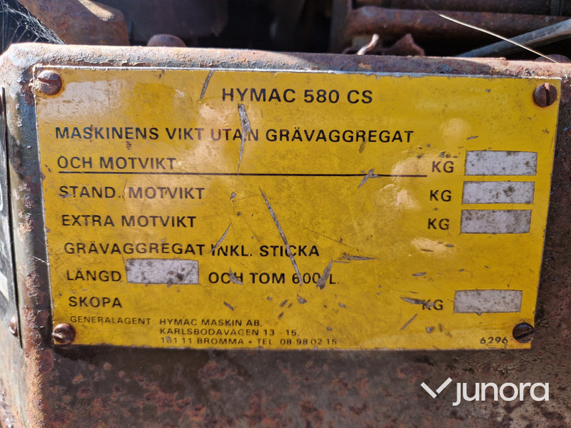 Bandgrävare Hymac 580 CS