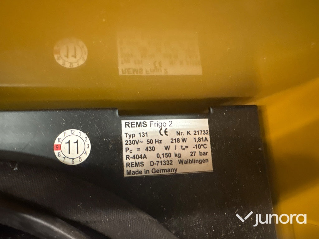 Rörfrys - REMS, Frigo 2