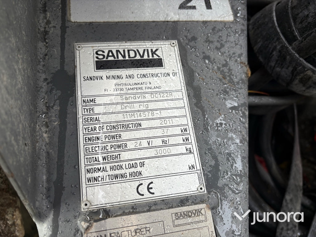 Borrigg Sandvik DC122R