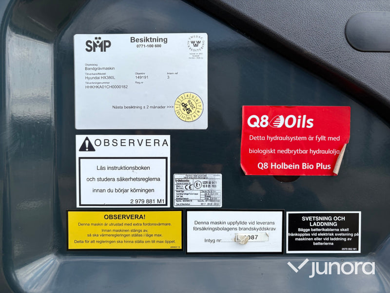 Grävmaskin Hyundai HX380L