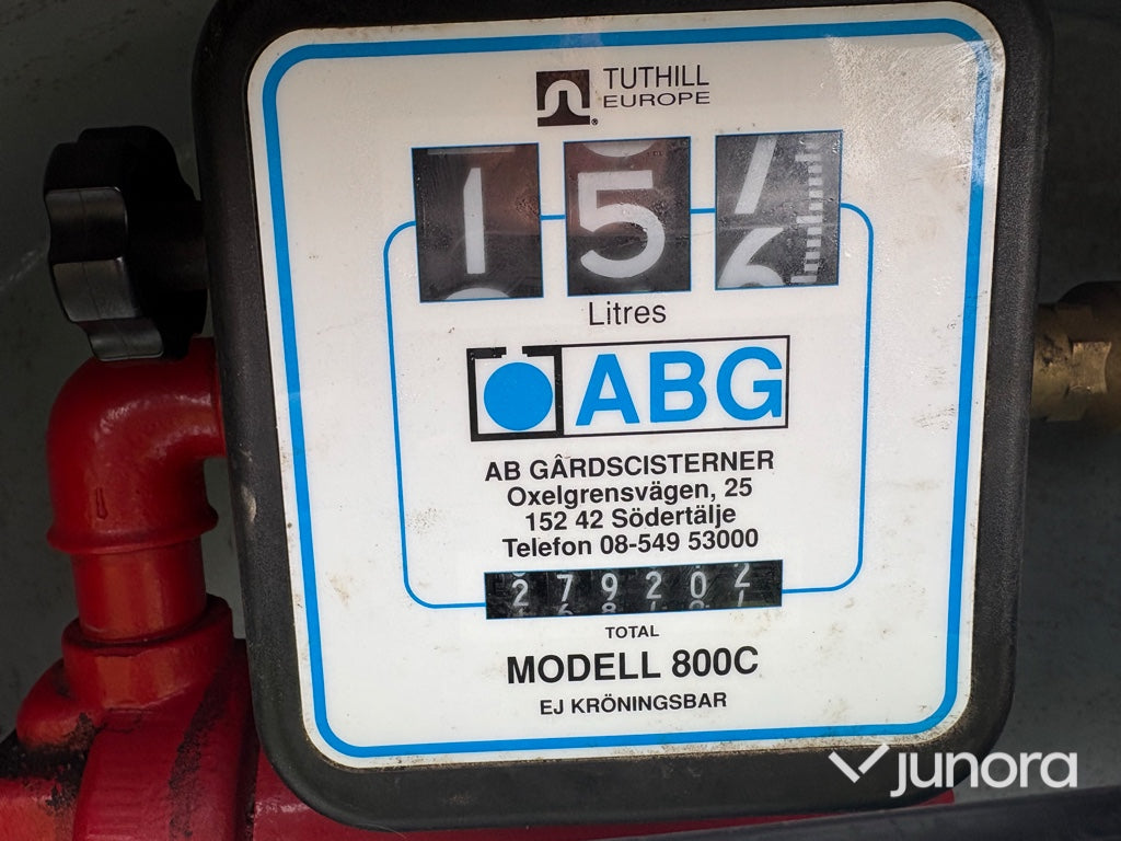 Dieseltank med pump ABG - 3 kubik