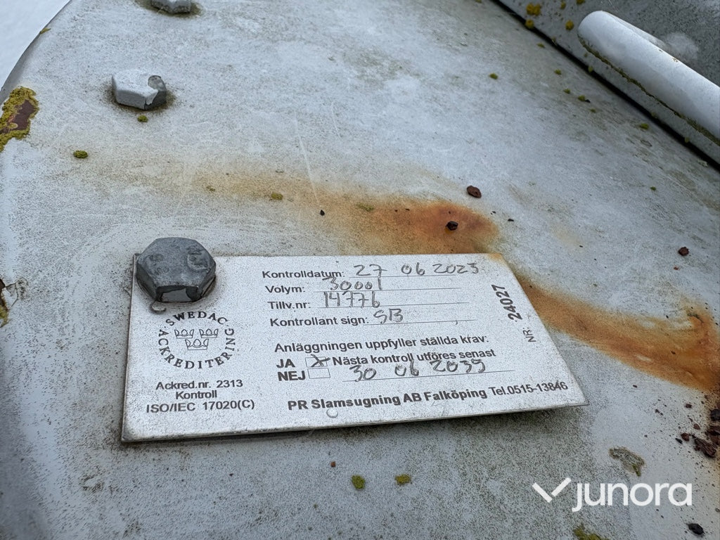 Dieseltank med pump ABG - 3 kubik