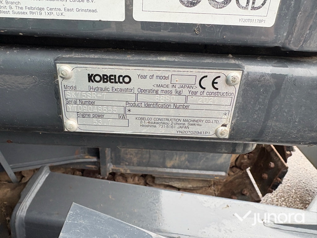 Grävmaskin - Kobelco, SK75SR