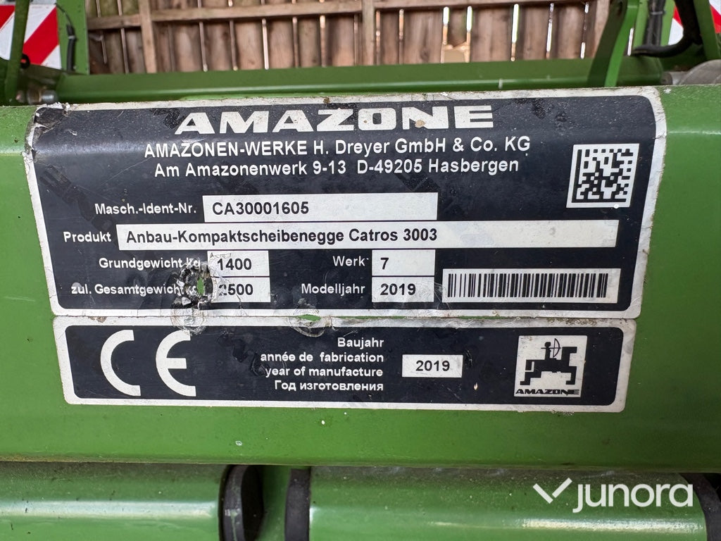 Tallriksharv – Amazone Catros+ 3003 Special