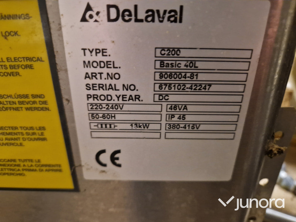 Diskautomat - Delaval C200