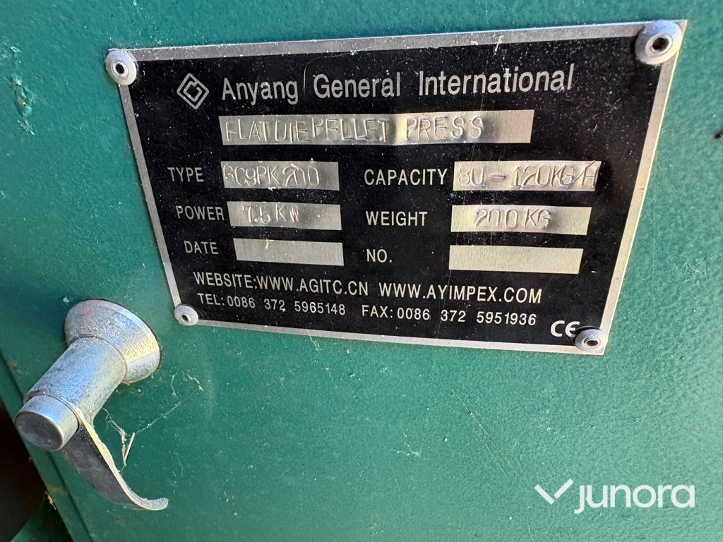 Pelletspress - Anyang General International 6C9PK200