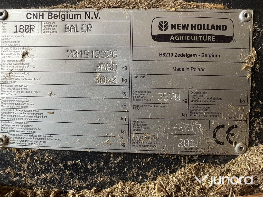 Rundbalspress - New Holland BR7070 180R