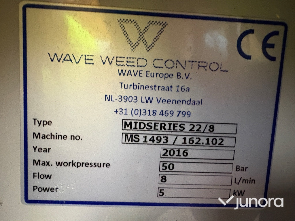 Hetvattentvätt Wave Weed Control Midseries 22/8