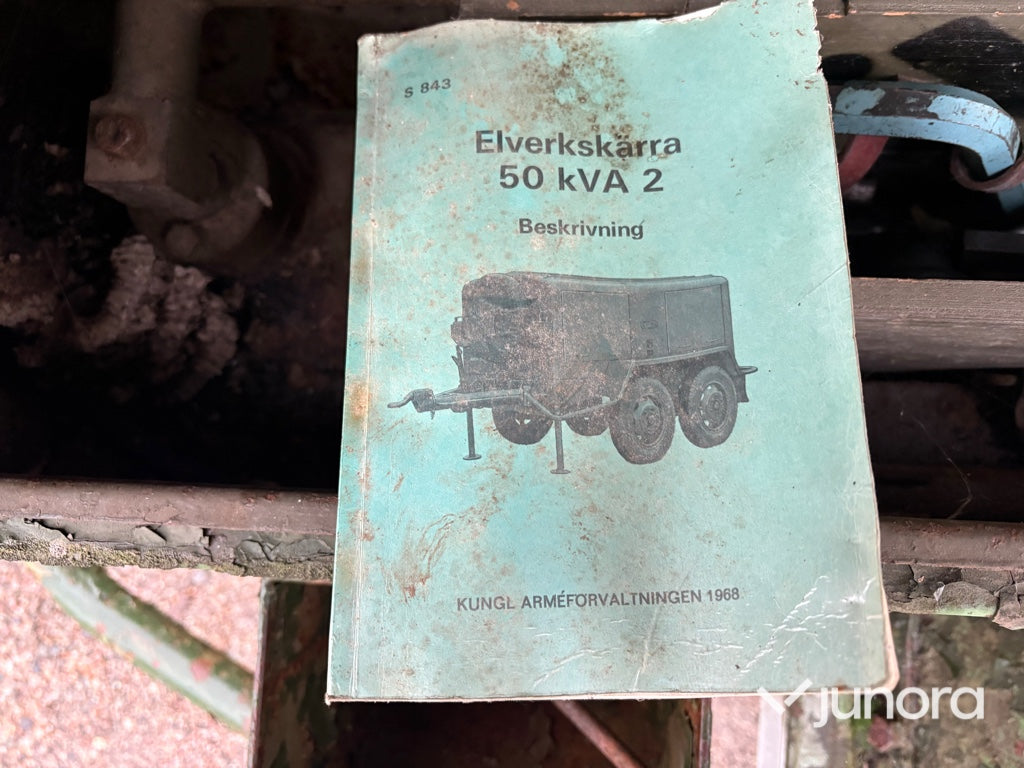 Dieselaggregat ELVKÄRRA 50 KVA 2B