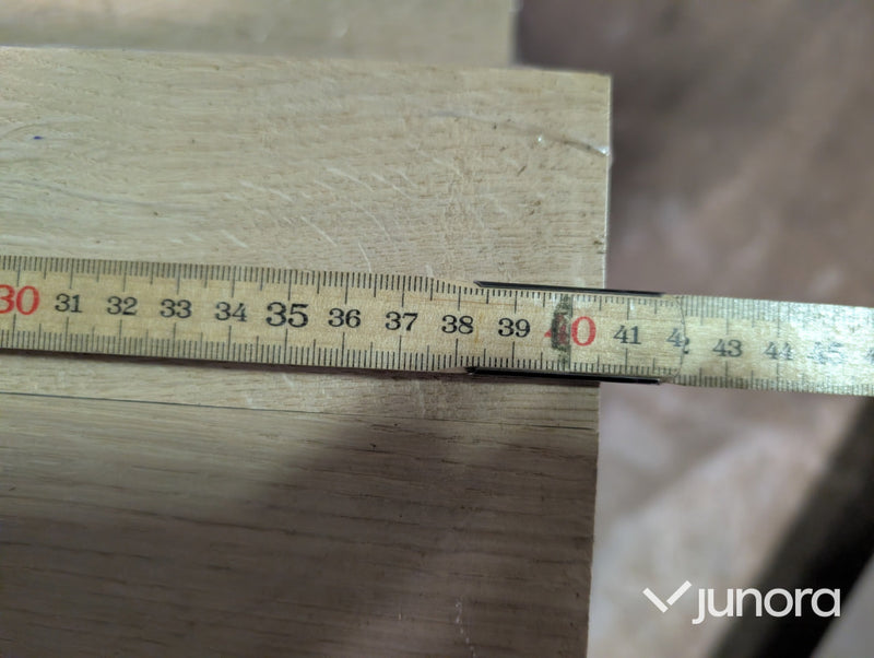 Fiskbensparkett - Ek, Parti