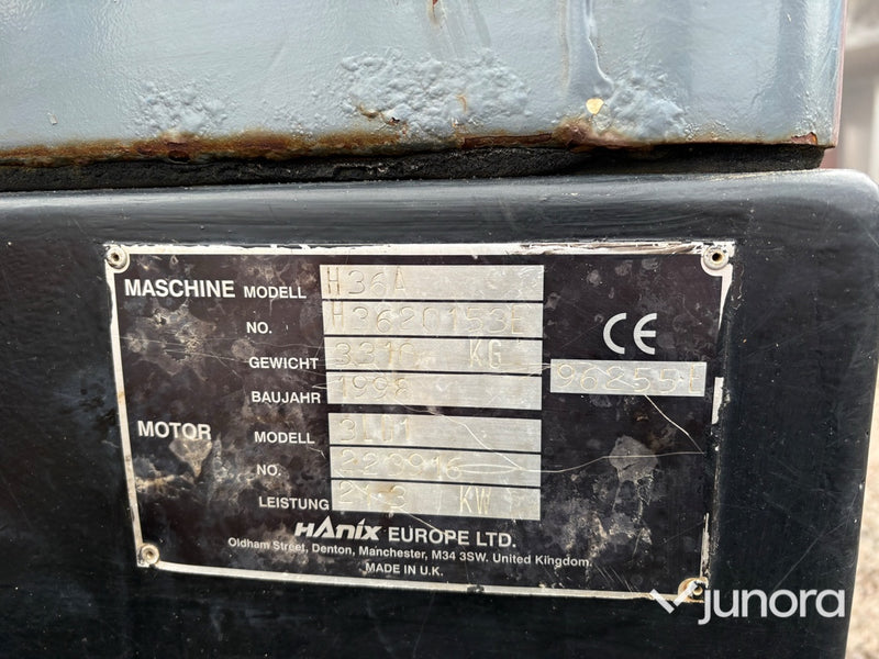 Grävmaskin - Hanix H36A