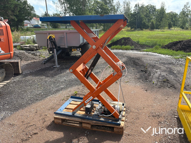 Saxbord 1000 kg med elhydraulisk drift – EMG-motor