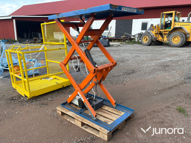 Saxbord 1000 kg med elhydraulisk drift – EMG-motor