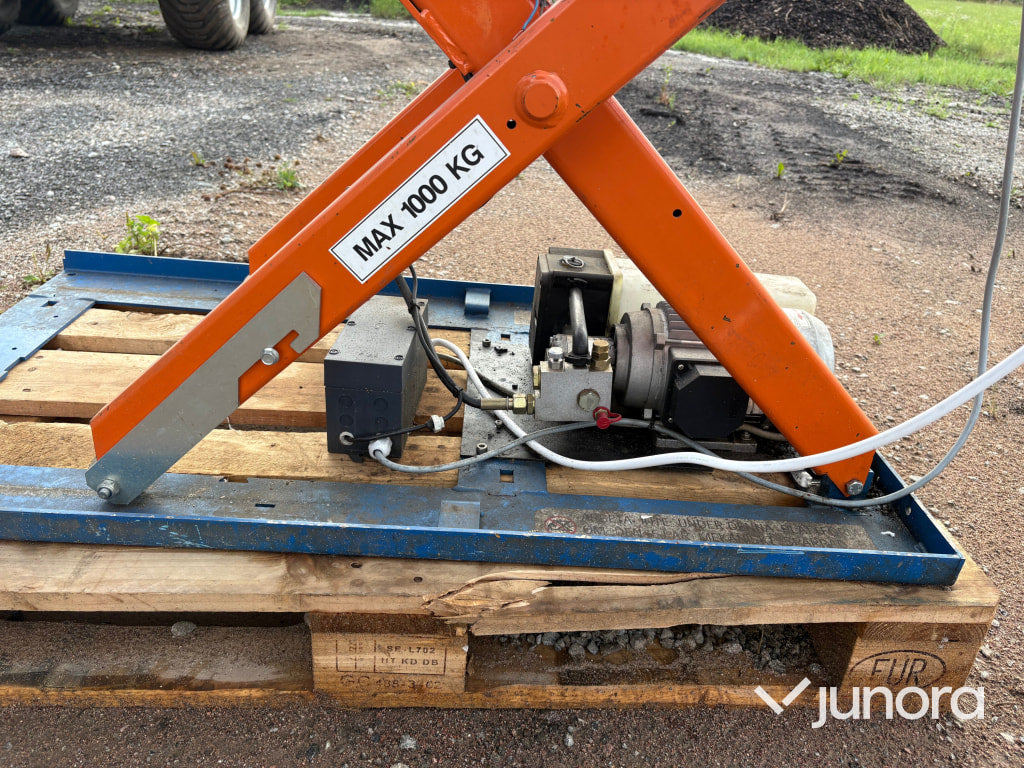 Saxbord 1000 kg med elhydraulisk drift – EMG-motor
