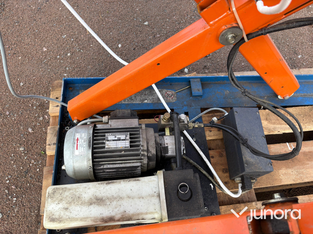 Saxbord 1000 kg med elhydraulisk drift – EMG-motor