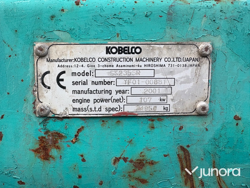 Bandgrävmaskin - Kobelco, SK235SR