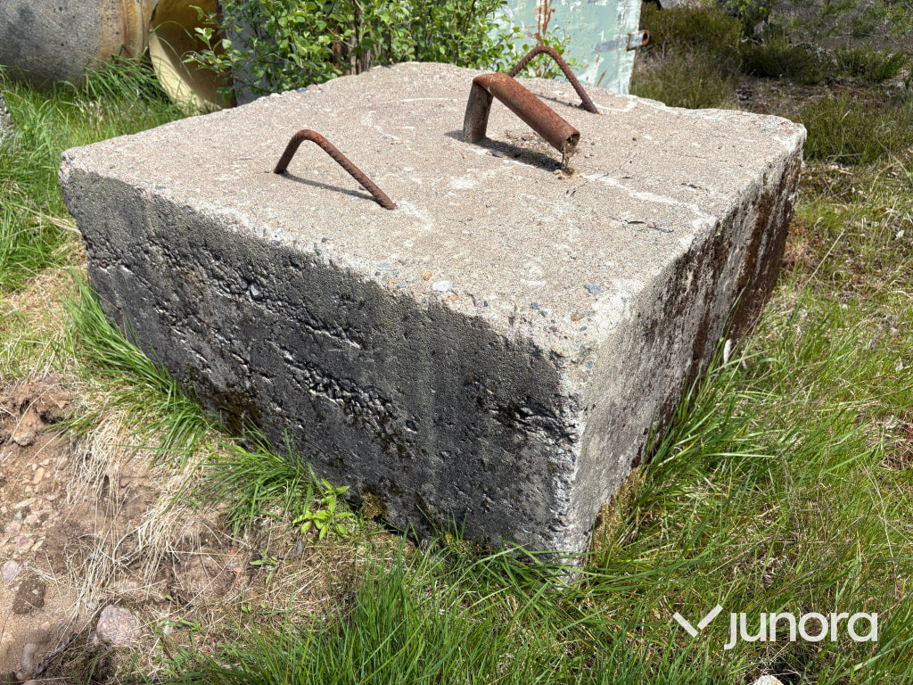 Cement tyngder - 1x1m, 4st