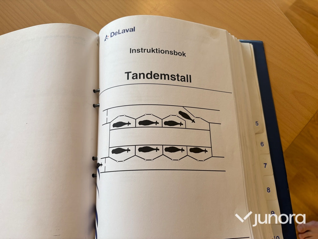 Delar till mjölkgrop, 8 platser - DeLaval