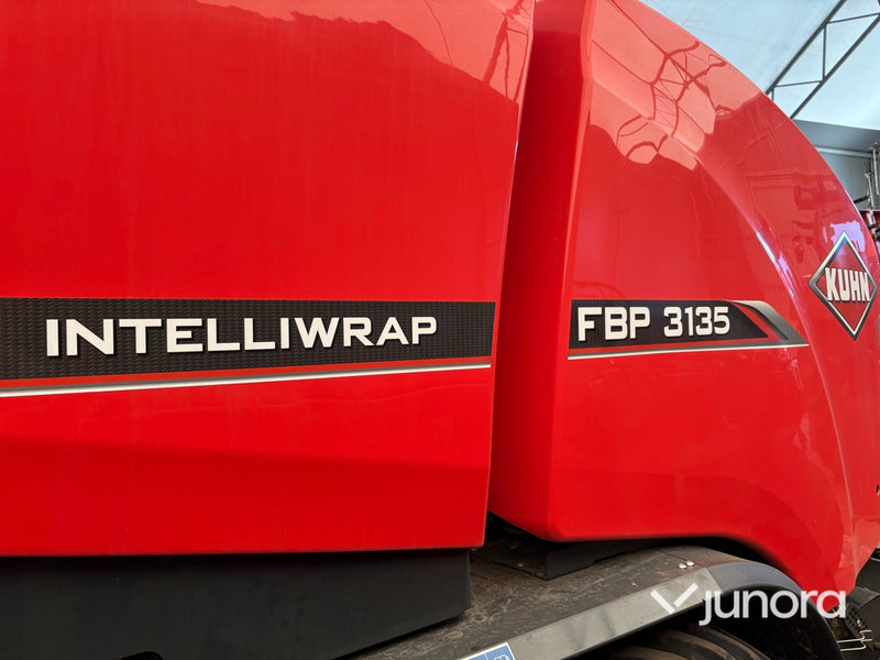 Rundbalspress + Inplastare - Kuhn, FBP 3135 Intelliwrap
