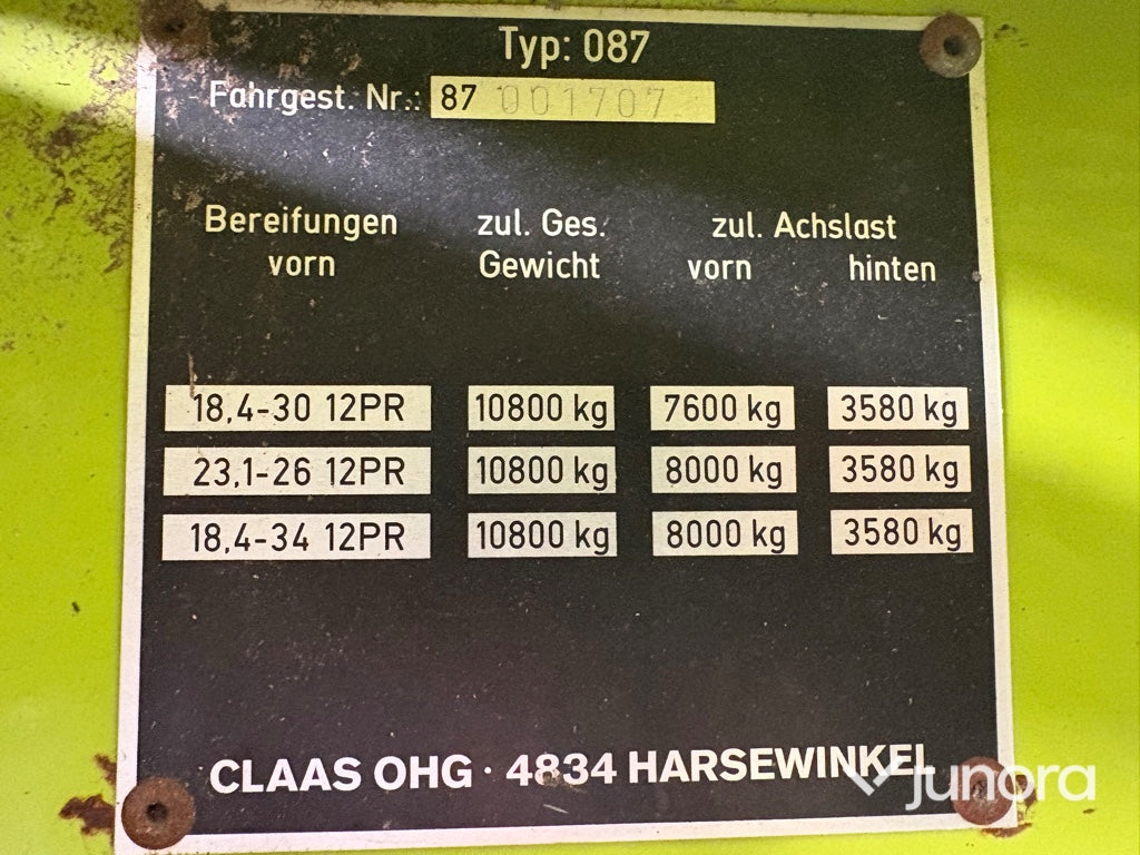 Skördetröska - Claas Dominator 86