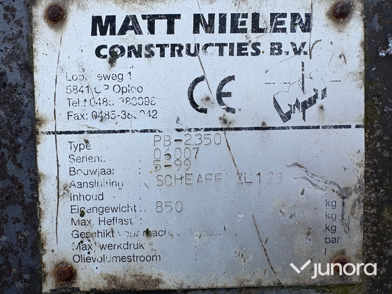 Sikt-/sorteringsskopa - Matt Nielen PB‑2350