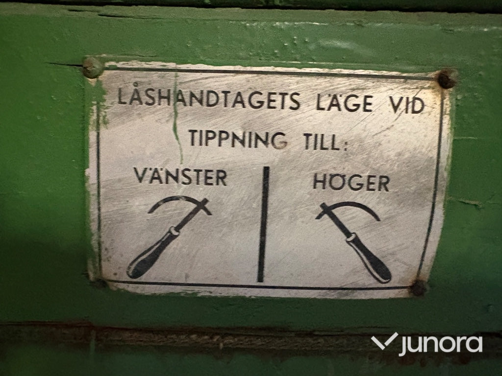 Trevägstippvagn Uebele & Co.