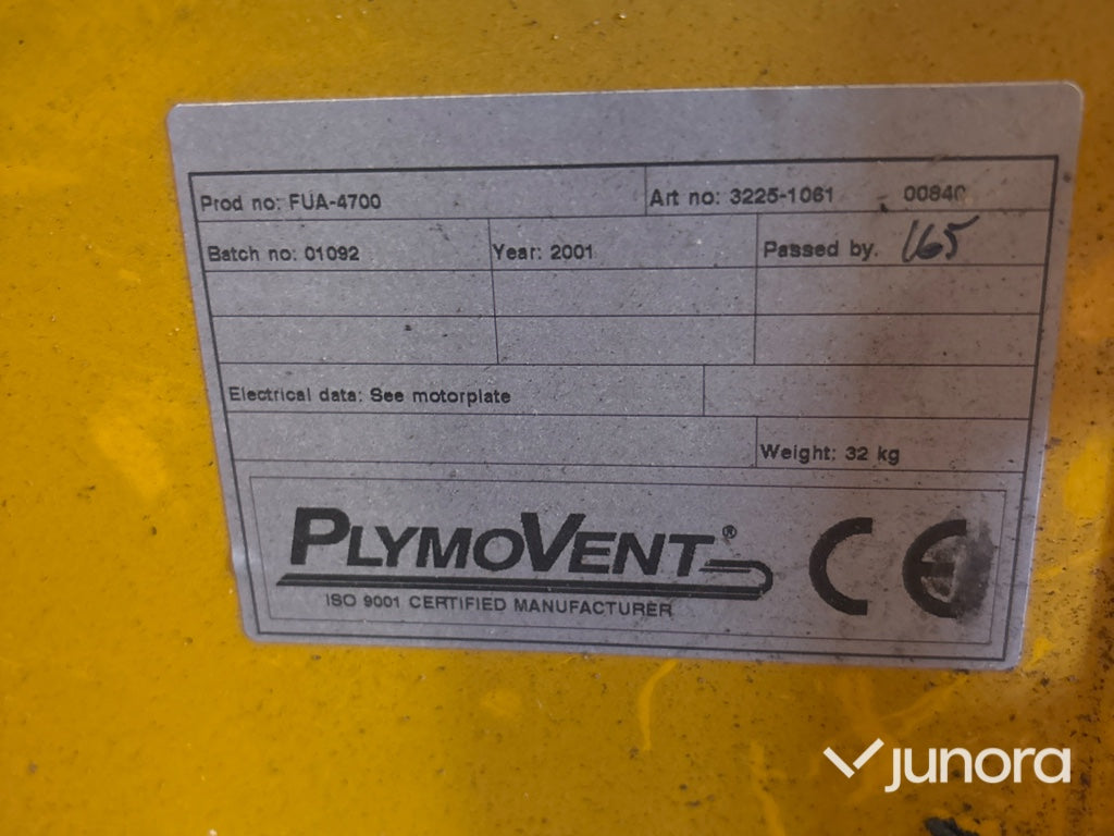 Luftreningsanläggning - PlymoVent