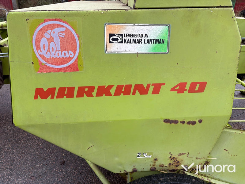 Balpress med kastare - Claas Markant 40