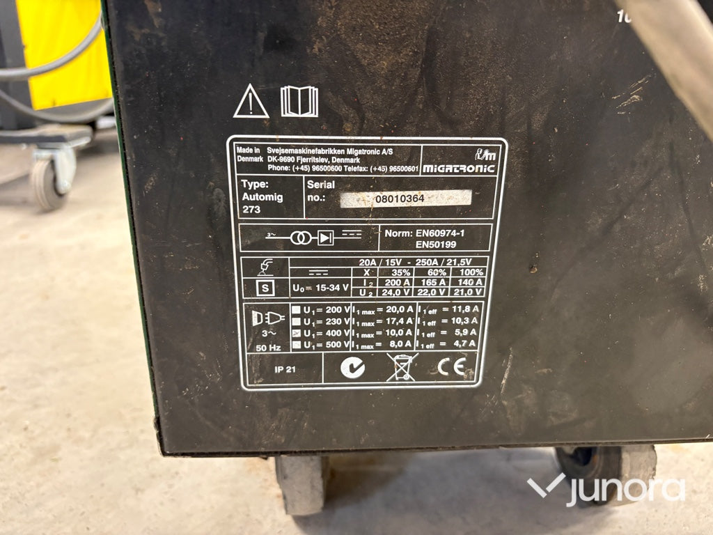 MIG/MAG-svets Migatronic Automig 273